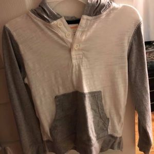 White and Grey Gymboree Hoodie for Boys